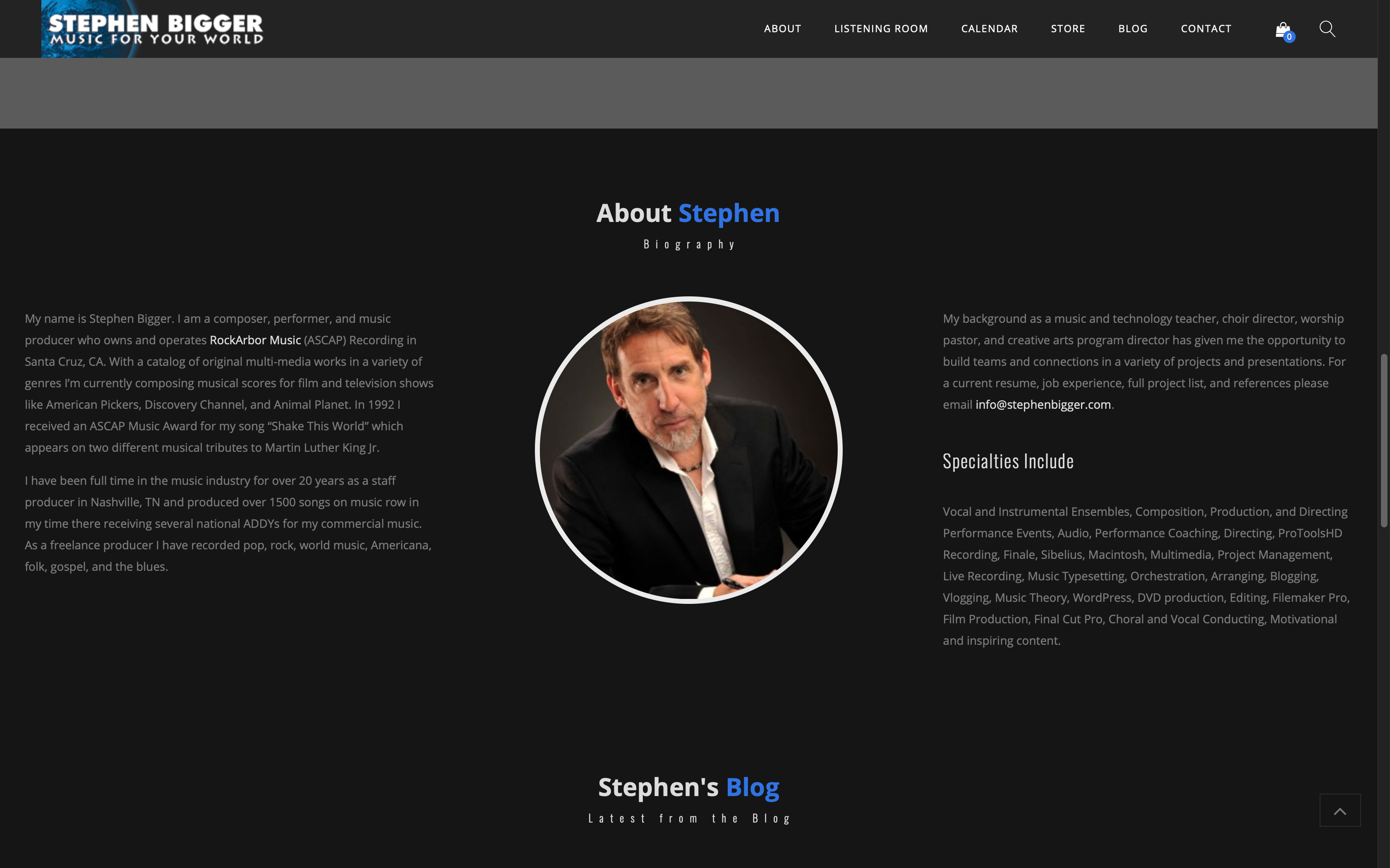stephenbigger.com